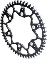 Moto-Master 7075 Aluminum Rear Sprocket - Black - 48 Tooth - 520 (620022248)