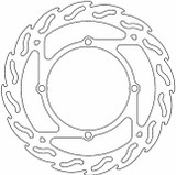 Moto-Master Flame Front Brake Rotor (110287-PU)