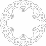Moto-Master Nitro Rear Brake Rotor (110363-PU)