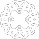 Moto-Master Nitro Rear Brake Rotor (110364-PU)