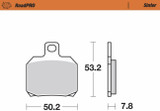 Moto-Master RoadPro Sintered Metal Rear Brake Pads (404802-PU)