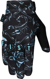 Fist Strapped Chrome Mens MX Offroad Gloves