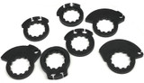 ProTaper Clamp-On Half Waffle Blue/Black Grips (021663)