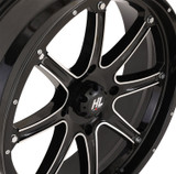 High Lifter HL4 Gloss Black w/Machined Wheel 20x6.5 (20HL04-1137)