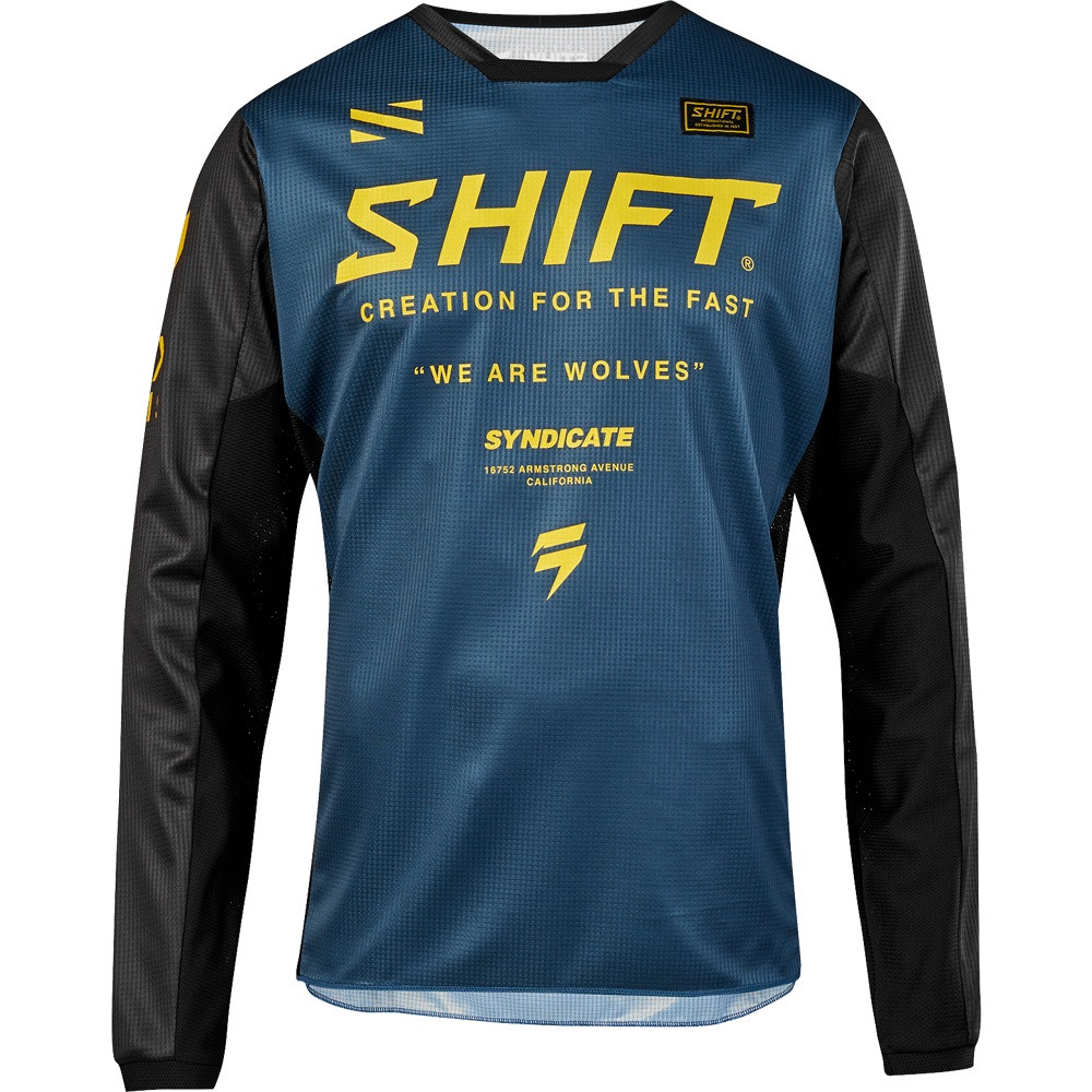 Shift White/Whit3 Label Muse Mens MX Offroad Jersey - Perf-Moto