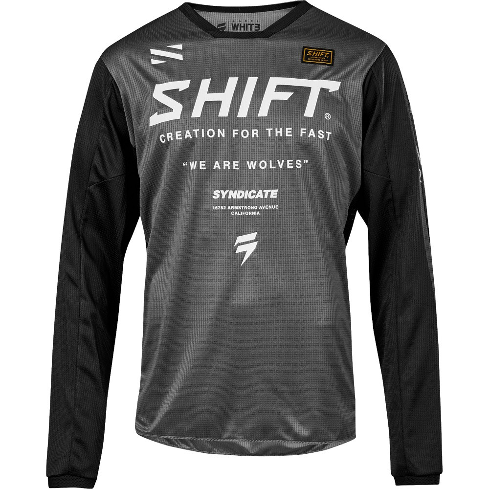 Shift White/Whit3 Label Muse Mens MX Offroad Jersey - Perf-Moto