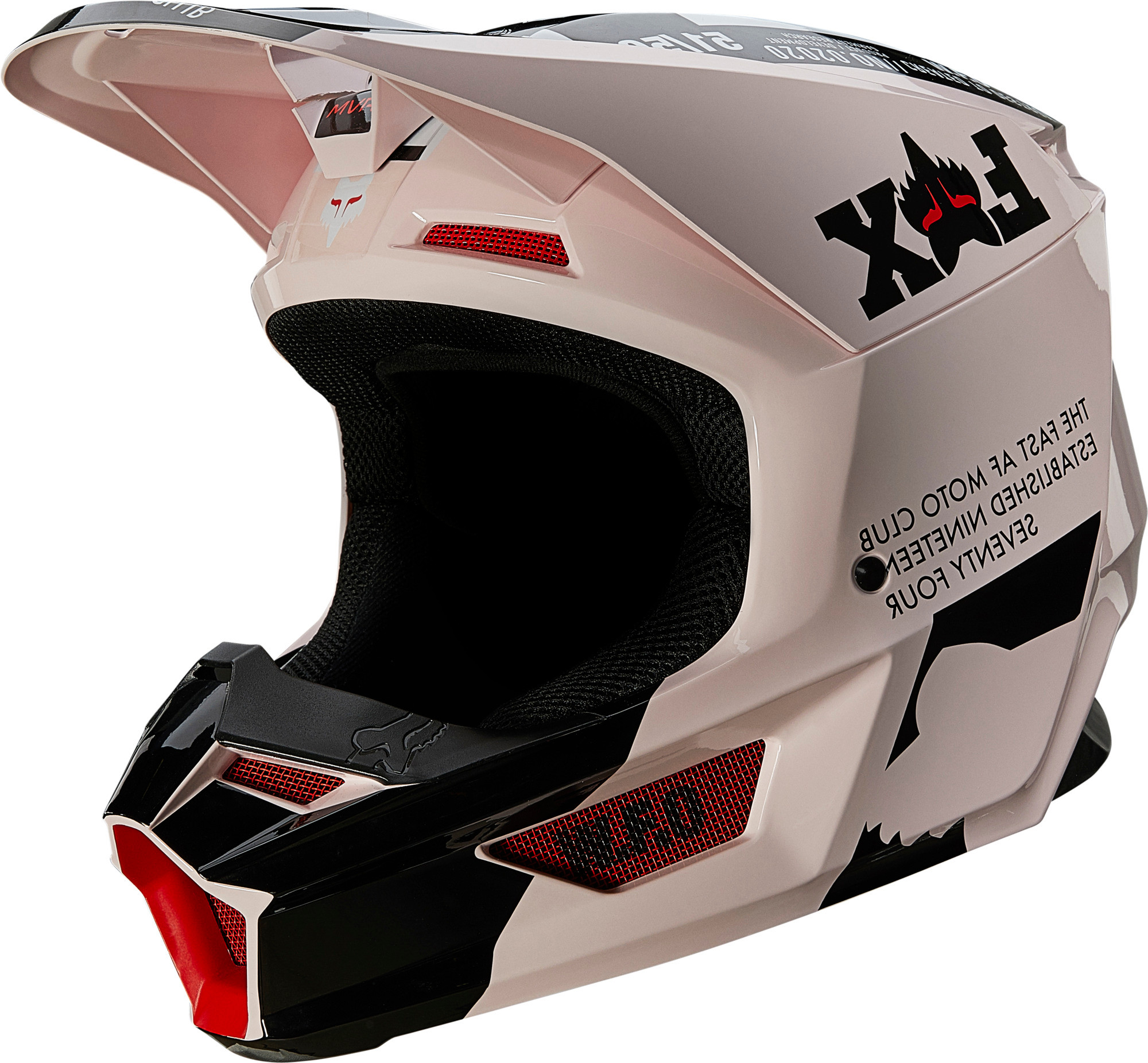 Fox Racing V1 Illmatik Helmet XX-Large Pale Pink Fox Racing V1 Illmatik Helmet XX-Large Pale Pink