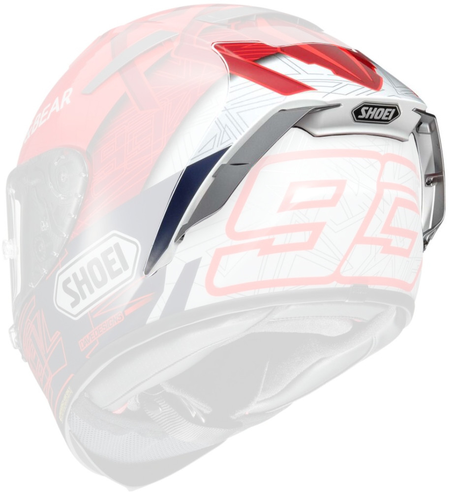 Shoei X-Fourteen|X-14 Rear Stabilizer | Marquez 6 - Perf-Moto