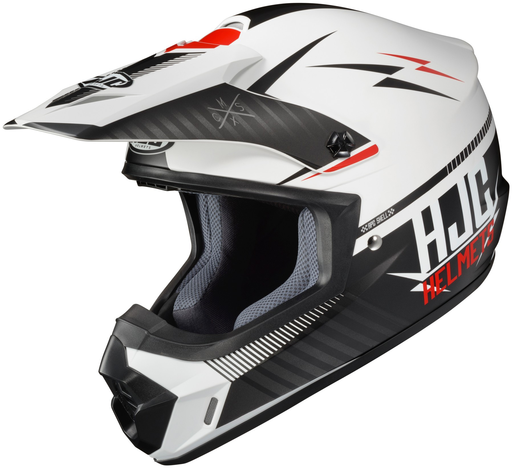 hjc cs-mx 2 helmet blue and white GoPro Camera Mount | Chin Mount for Your Action Camera: Gopro, Insta 360, DJI The ACS Advanced Channeling Ventilation system allows full front to back airflow to flush heat and humidity up and out HJC CS-MX II Tweek MX