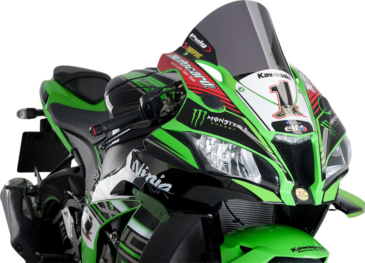Puig Z-Racing Windscreen - Dark Smoke (9849F) - Perf-Moto