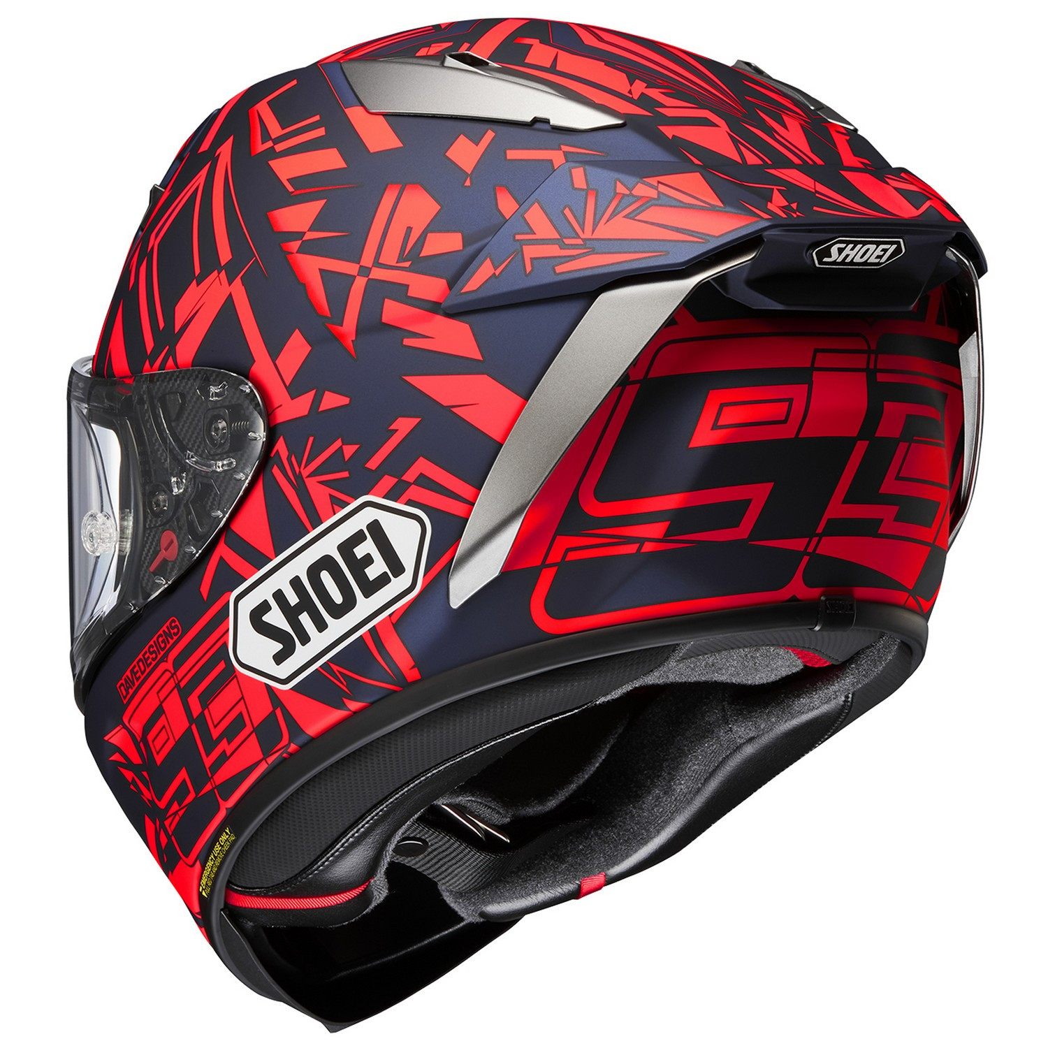 バイクウェア・装備 SHOEI X-15 MARQUEZ DAZZLE Shoei X-Fifteen/X-15 Marquez Dazzle Motorcycle Helmet - Perf-Moto
