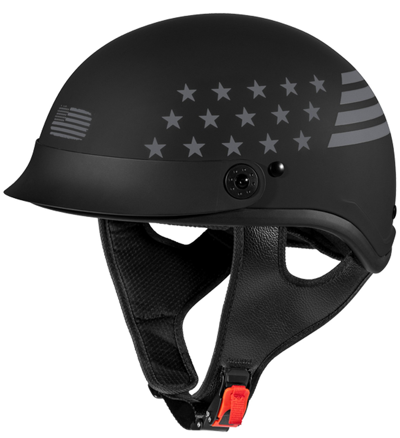 fulmer motorcycle half helmets Matte Gray 951 Core Helmet The chin strap is an important safety feature that keeps the helmet securely in place Fulmer 301 Tac Half Helmet