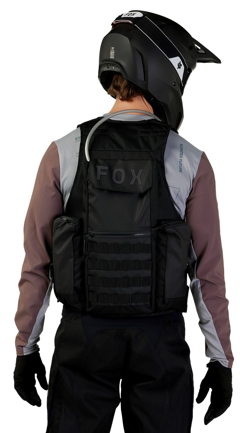 Fox Racing Black Legion Tac MX Offroad Hydration Vest SM/MD - Perf
