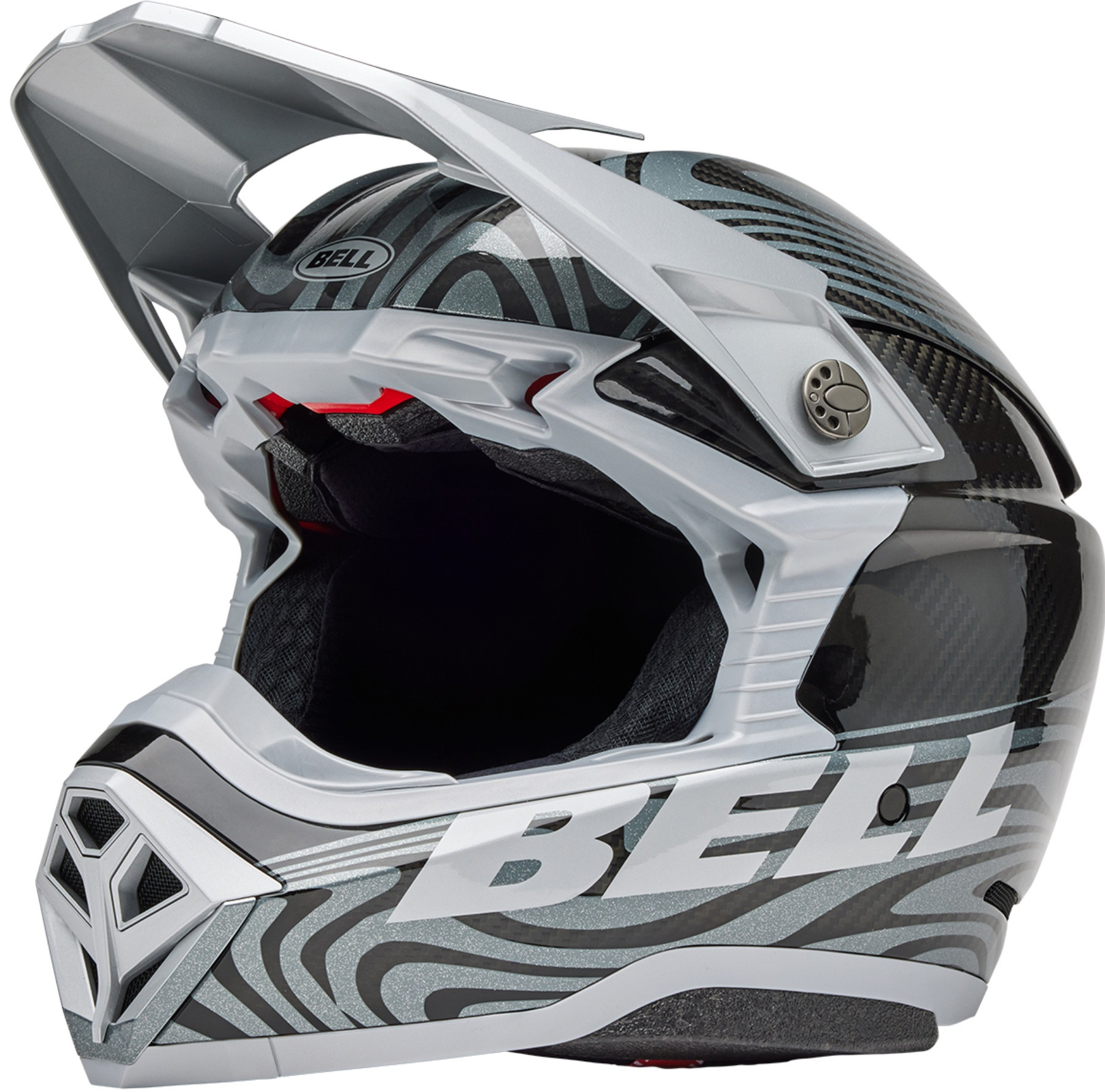 Bell Moto-10 Spherical Helmet Silver/Gray Cortex M Bell Moto-10 Spherical Helmet Silver/Gray Cortex M