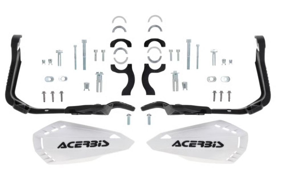 Acerbis Firstmoto MX Mini-Bike White Handguards (2986421035