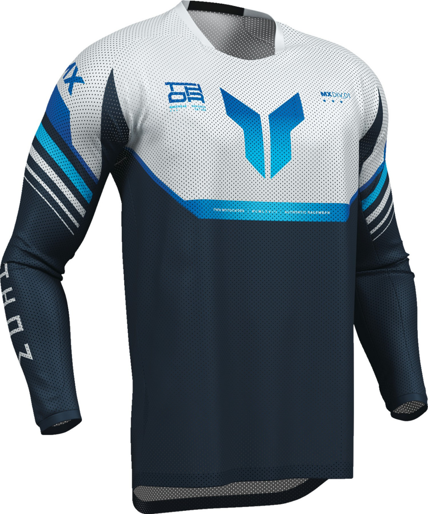 THOR モトクロスウェア　32/L Thor Launchmode Vented Raptor Mens MX Offroad Jersey - Perf-Moto