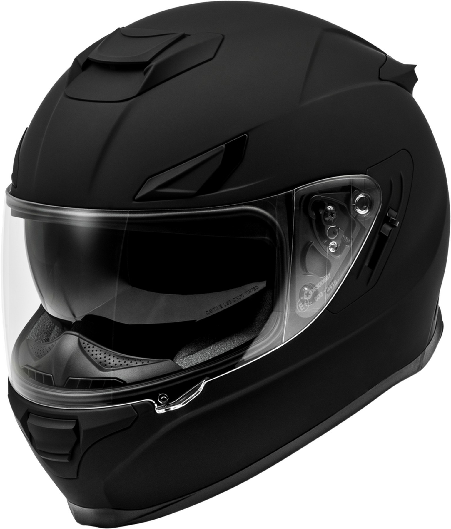 black racing motorcycle helmet picture irl SA2020 Adult Snell - Matte face street helmet Fly Racing Sentinel Solid Helmet