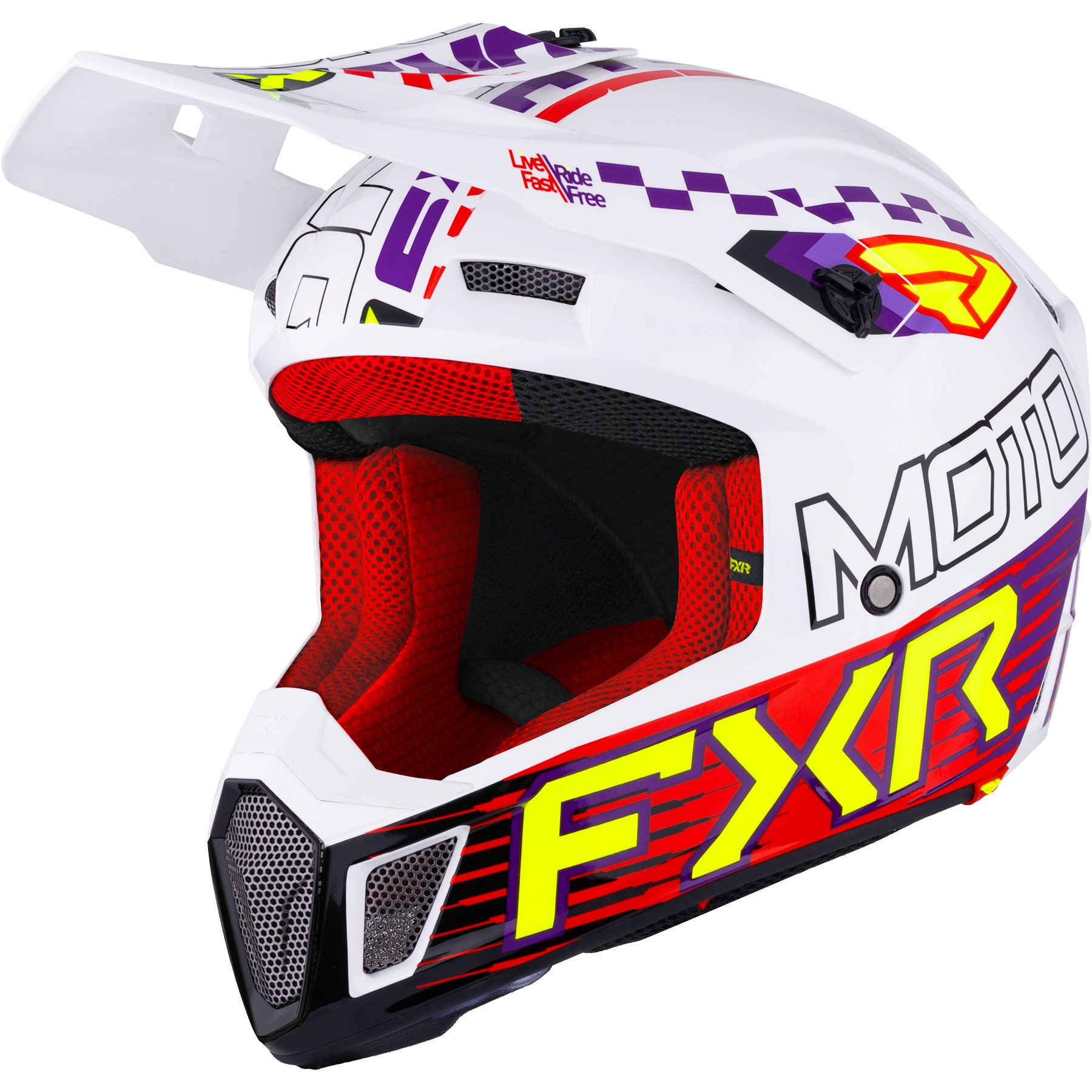 fxr motorcycle helmet Clutch X Pro Black Ops XL Lite composite fiber shell constructed from aerospace FXR 2024 Clutch X Pro