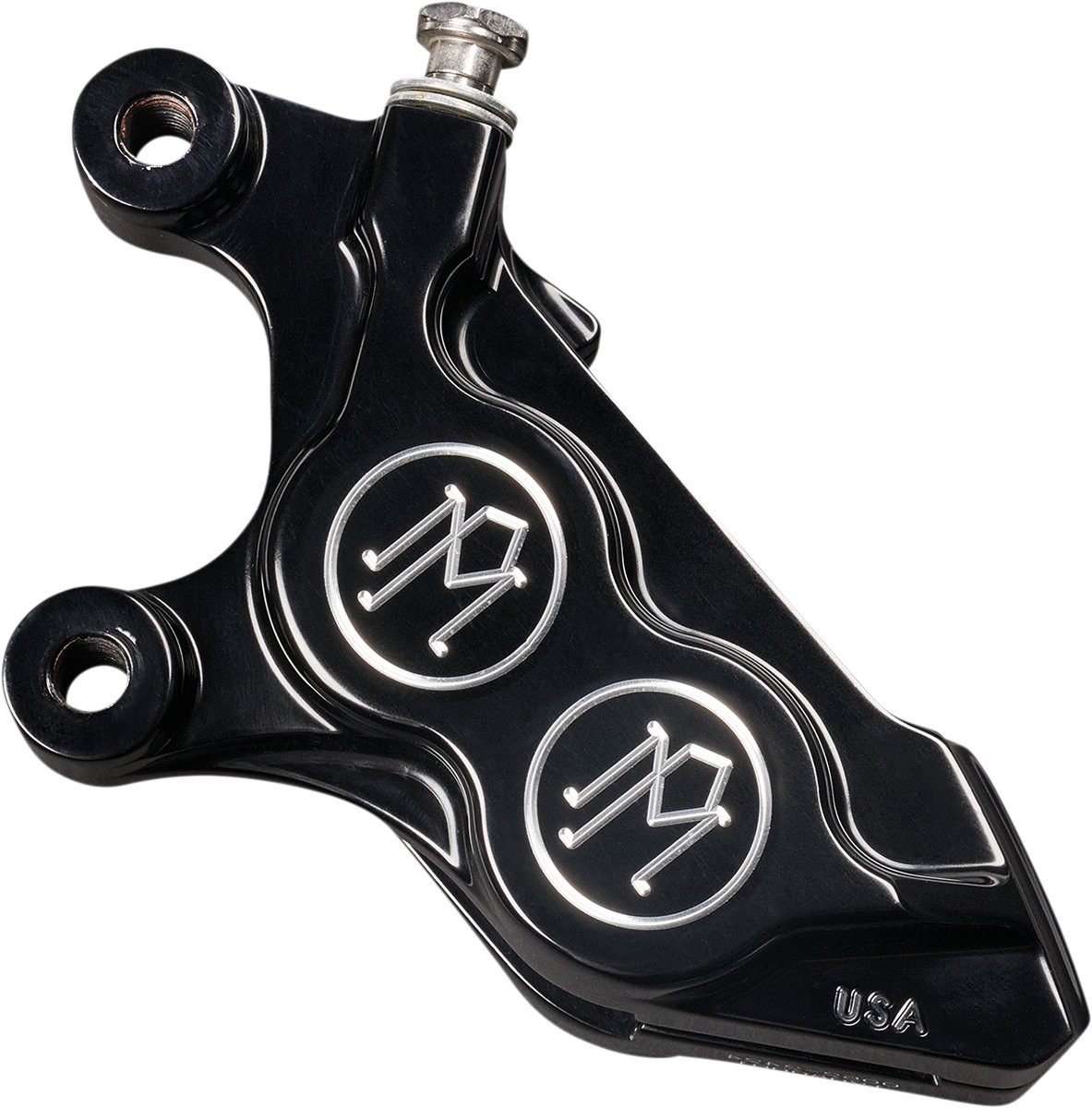 Performance Machine 4 Piston Caliper - Contrast Cut - Left Front