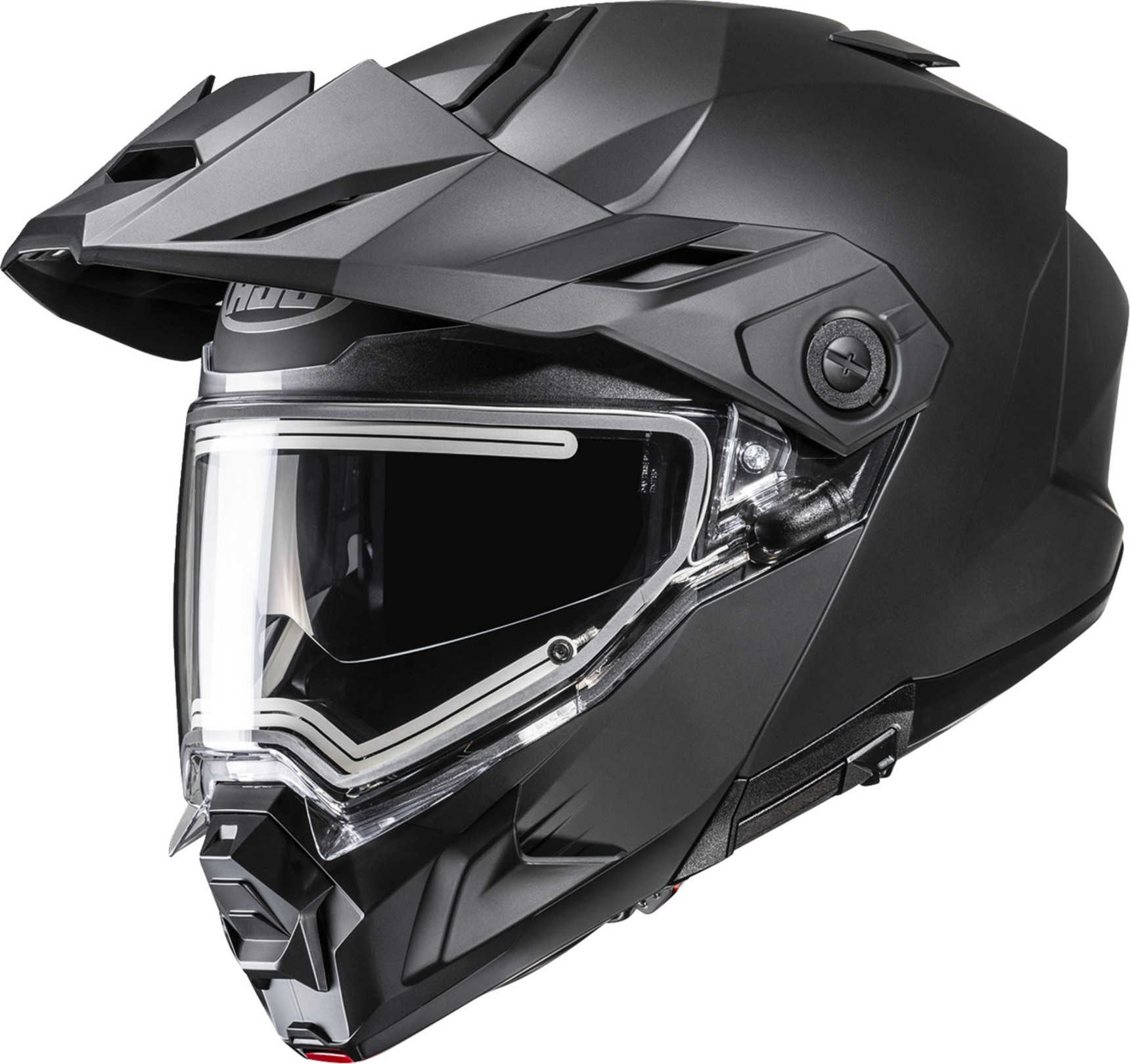 black noir motorcycle helmet Scorpion EXO Ryzer Full-Face Accessories & Components Dual Sport Helmet Best Size:M/52-58 The helmet features a
