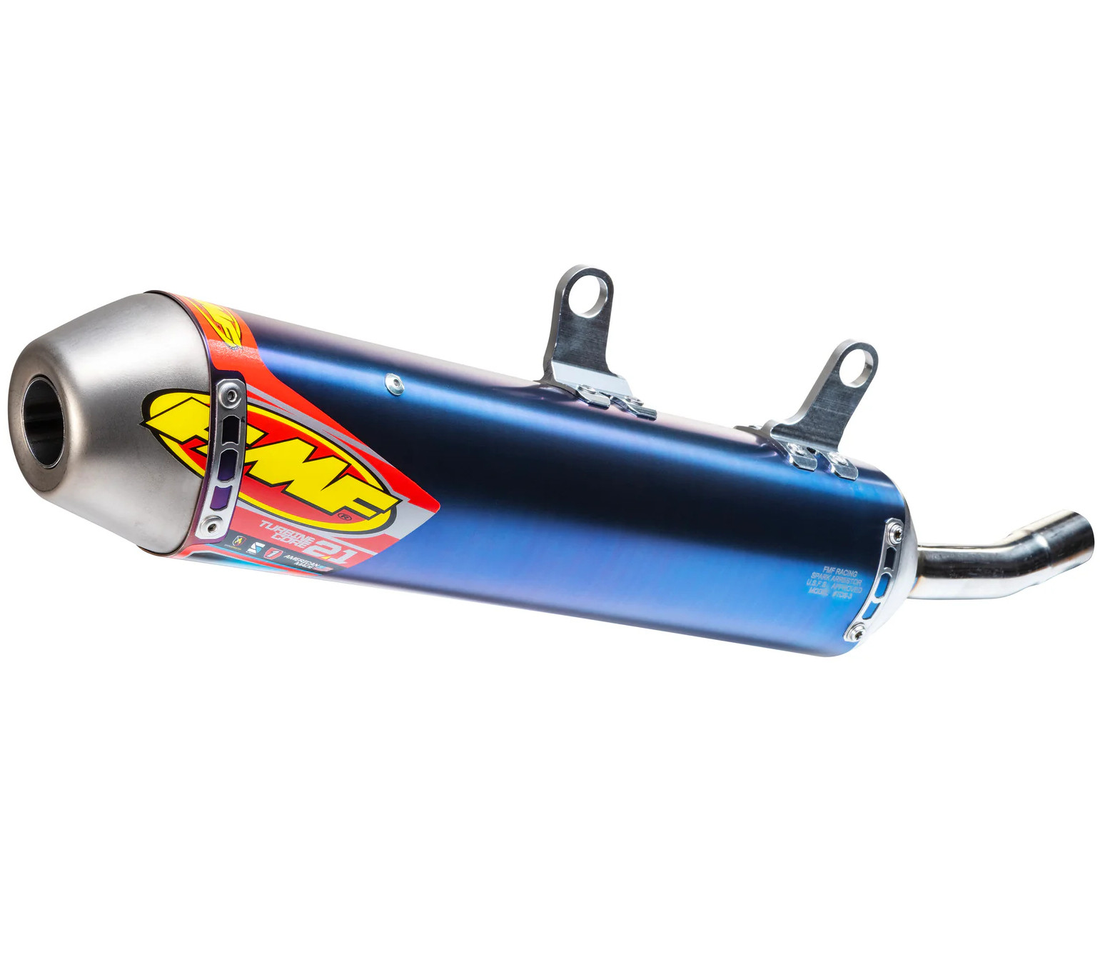 FMF Turbinecore 2.1 Exhaust Muffler - Titanium - '16-26 Yamaha