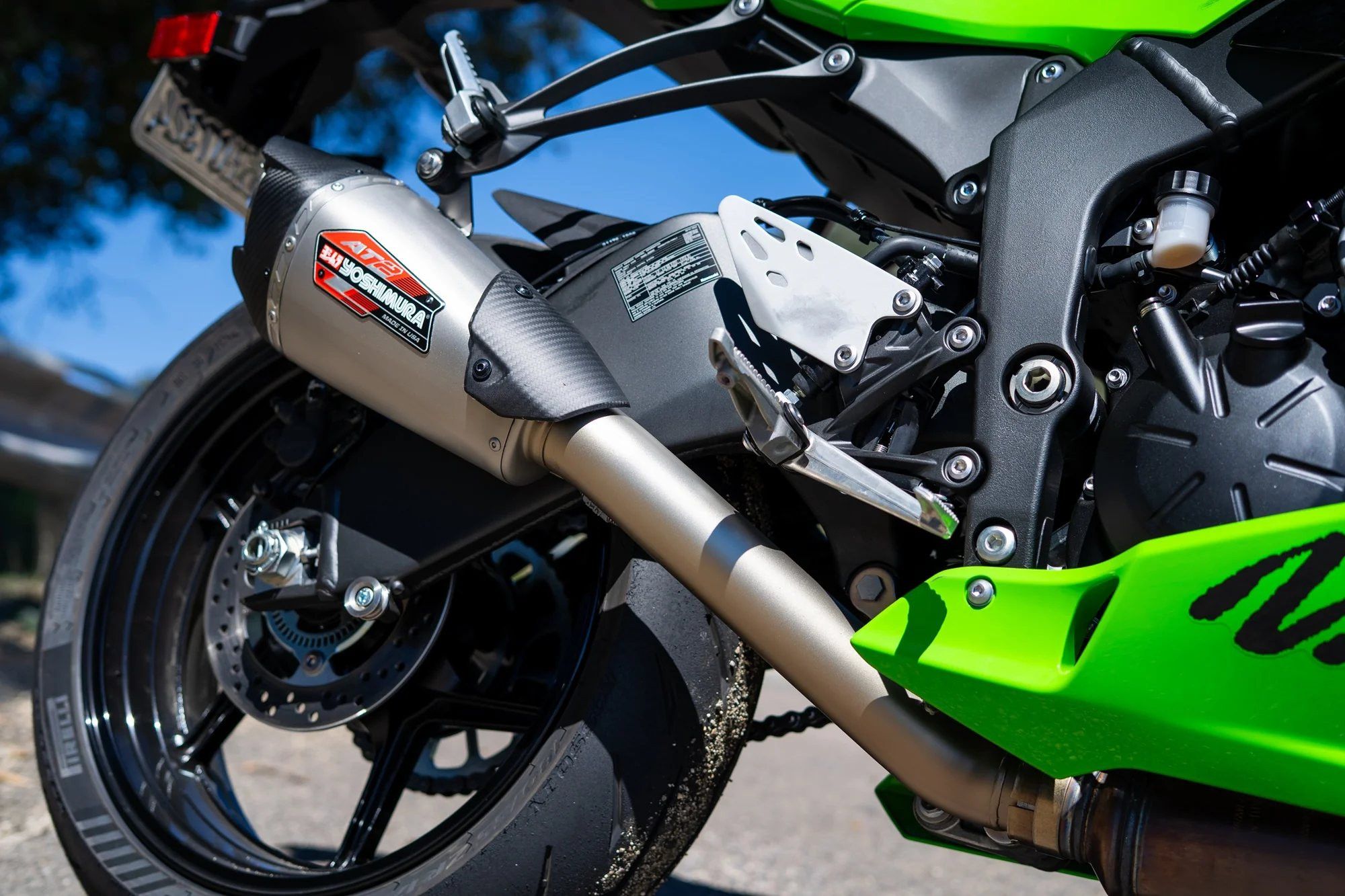 Yoshimura AT2 3/4 Exhaust System - Stainless - '19-26 ZX-6R
