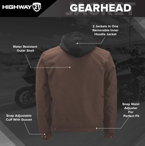Highway 21 Gearhead Mens 2-in-1 System Jacket