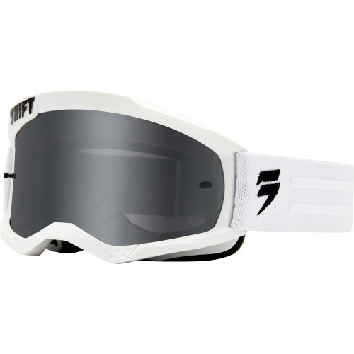 Shift White/Whit3 Label Solid MX Offroad Goggles