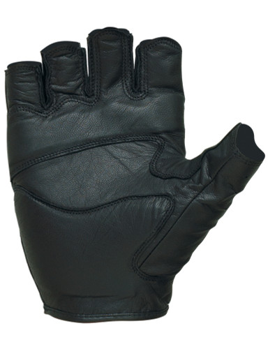 Castle Gel Fingerless Leather Gloves