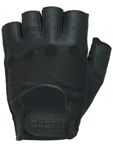 Castle X Fingerless Leather Gloves