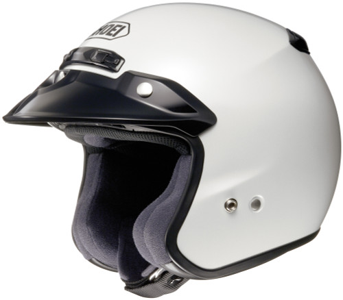 Shoei RJ Platinum-R Solid Open Face Motorcycle Helmet