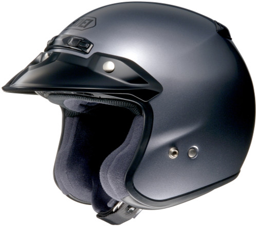 Shoei RJ Platinum-R Solid Open Face Motorcycle Helmet