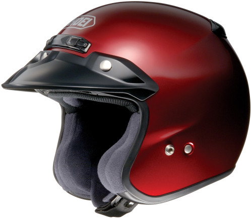 Shoei RJ Platinum R Solid Open Face Motorcycle Helmet