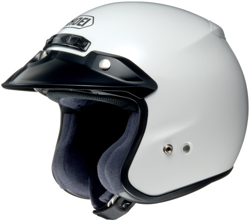 Shoei RJ Platinum-R Solid Open Face Motorcycle Helmet