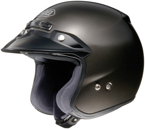 Shoei RJ Platinum R Solid Open Face Motorcycle Helmet