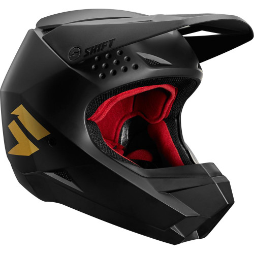 Shift White/Whit3 Label Solid Youth MX Offroad Helmet