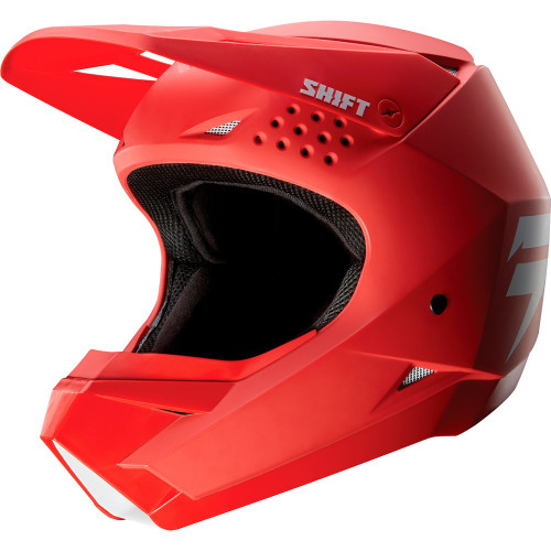 Shift White/Whit3 Label Solid Youth MX Offroad Helmet