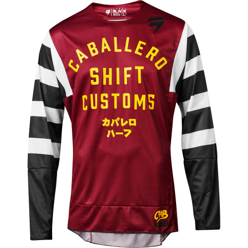Shift Black/3lack Label Caballero Mens MX Offroad Jersey