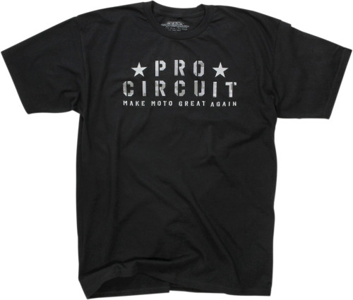 Pro Circuit Black Flag Mens Short Sleeve T-Shirt