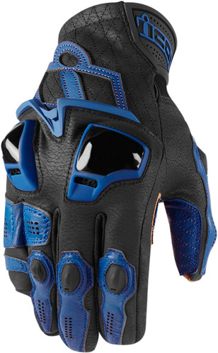 Icon Hypersport Short Mens Leather Motorcycle Gloves