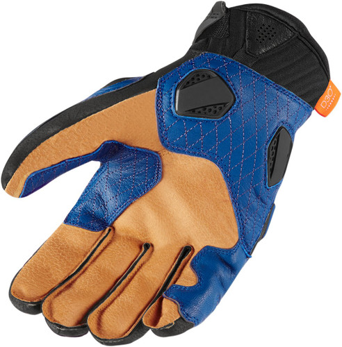 Icon Hypersport Short Mens Leather Motorcycle Gloves