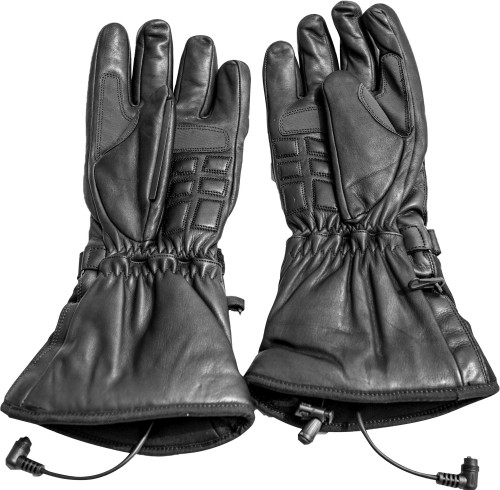 California Heat Gaunlet 12V Mens Heated Leather Gloves