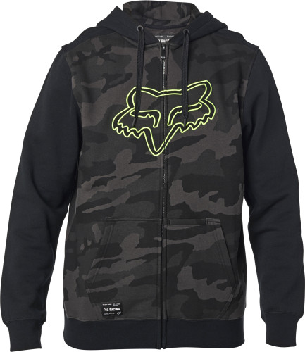 Fox Racing Destrakt Camo Mens Zip Up Hoody