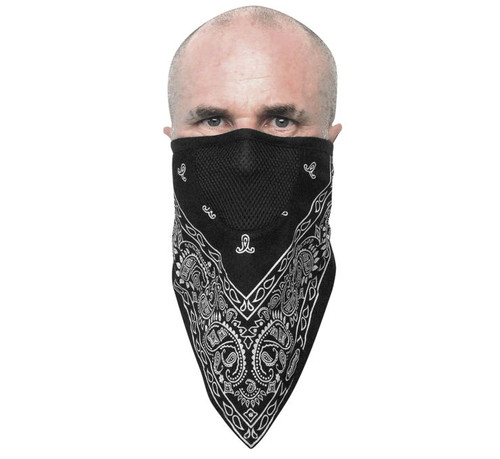 Schampa FaceFit Hook and Loop Paisley Facemask