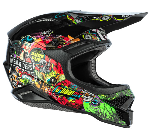 O'Neal 3 SRS Crank 2.0 MX Offroad Helmet
