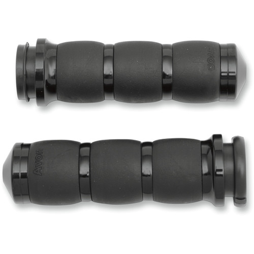 Avon Velvet Air Throttle by Wire Black Handlebar Grips (AIR-96-FLY)