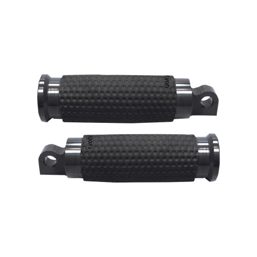 Avon Black Gel Footpegs (FP-GEL-70-ANO)