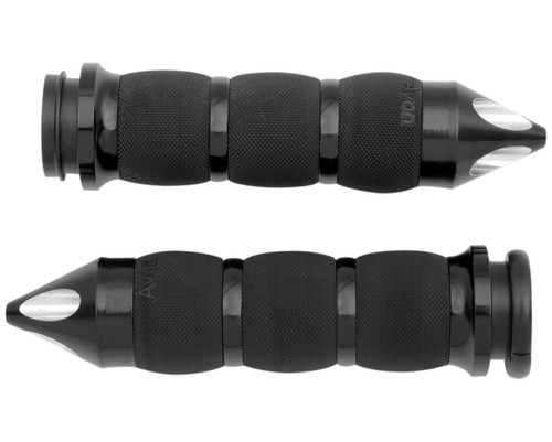 Avon Air Cushion Spike Black Handlebar Grips (AIR-90-AN-FL-SP)