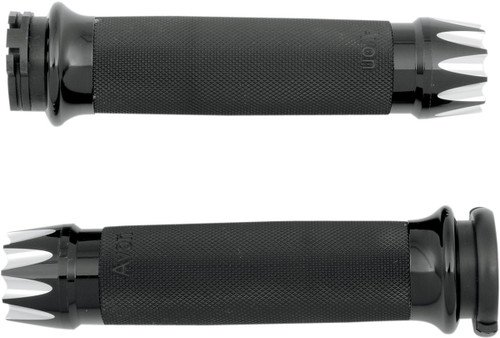 Avon Excalibur Black Cable-Style Handlebar Grips (CC-86-ANO-EX)