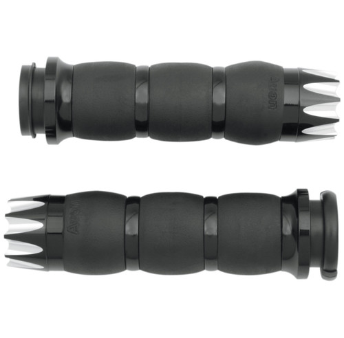 Avon Velvet Air Fly by Wire Excalibur Black Handlebar Grips (AIR-96-AN-FL-EX)